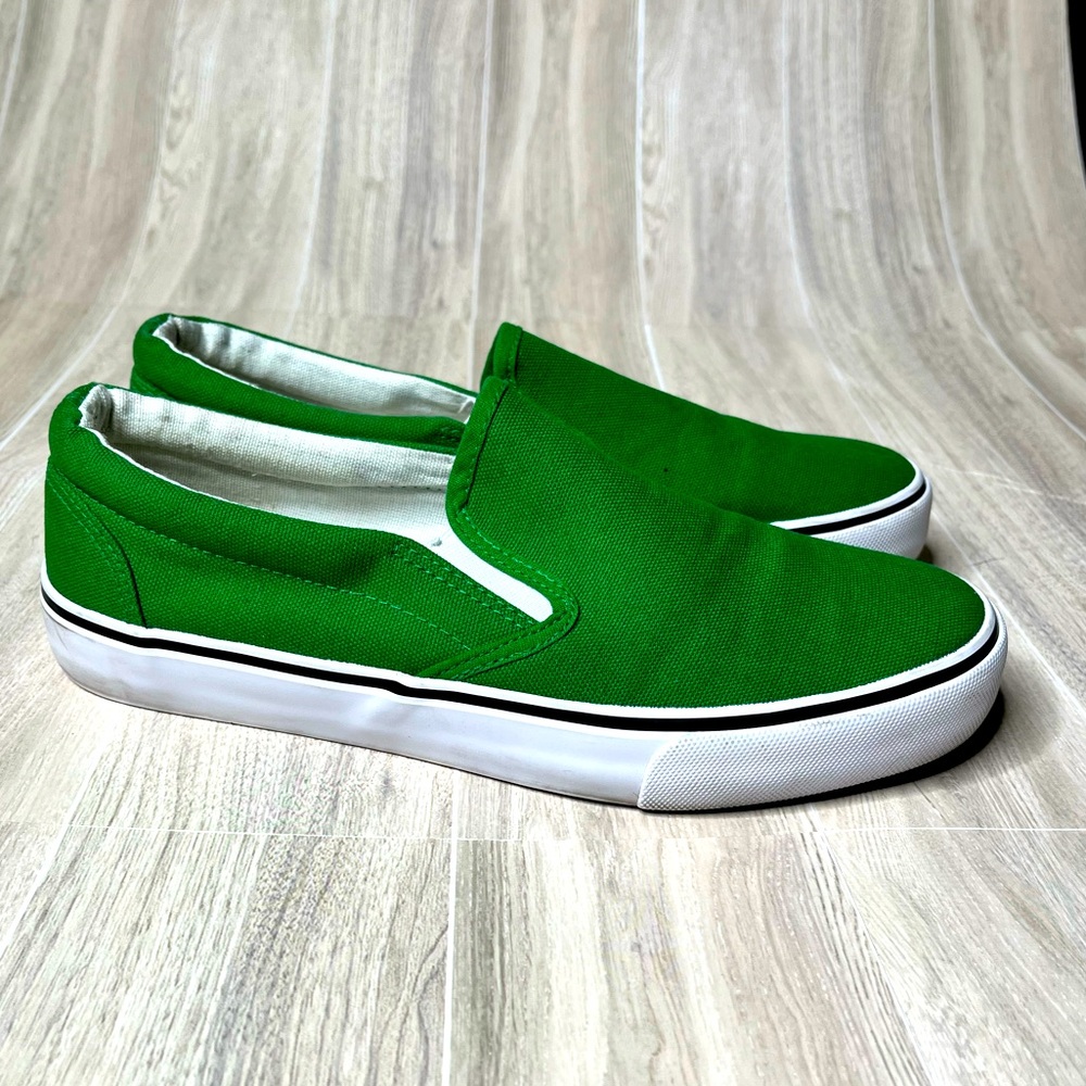 Green Slip-On Shoes - Gently Used